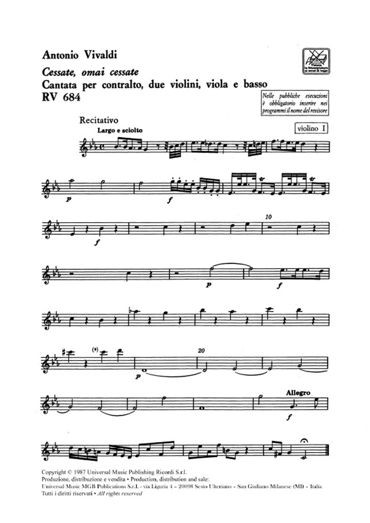Cessate, Omai Cessate Rv 684